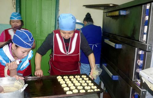 Столовая  в роли булочной