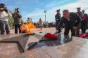 В Ленске зажжен Вечный огонь