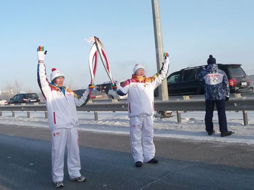 «Огненный» бегун