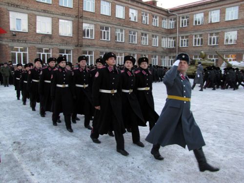 С высоким званием кадета...