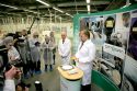 Спикеры Владислав Бугров, исполнительный вице-президент компании «Оптоган»,  Олег Аршинов, директор по производству и инженерному обеспечению ЗАО «Оптоган Таллинское».