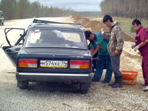 В машине ребенок!