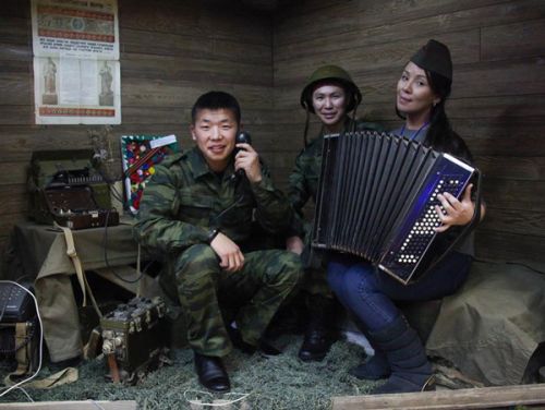 Слет молодежи завершился парадом