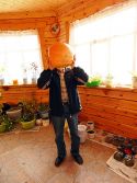 Тыква плодоножкой вверх