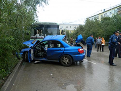 Автобус попал в ДТП
