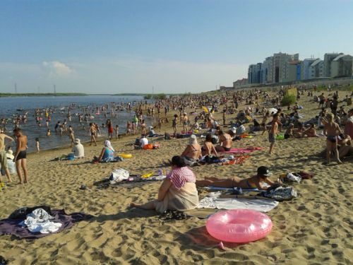Якутск пляжный. Где купаются горожане?