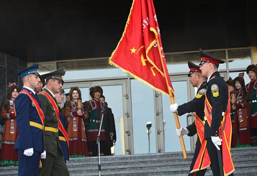 Знамя Победы  и солдатская каша