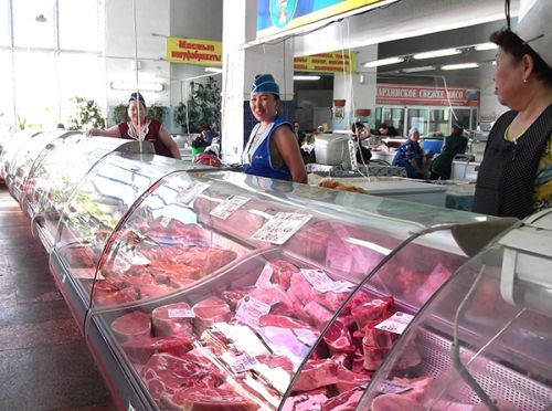 Рынок «Сайсары» работает в прежнем режиме,  или мяса хватит всем 