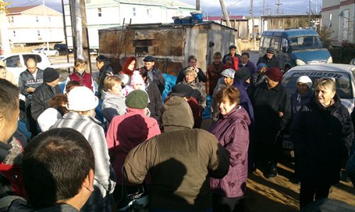 Борисовка-1 в плену холода
