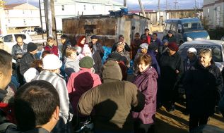 Борисовка-1 в плену холода