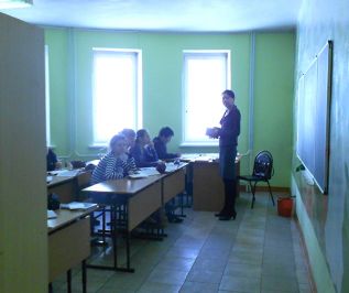 Урок в коридоре