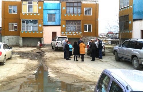 Фекальное болото на Автодорожной