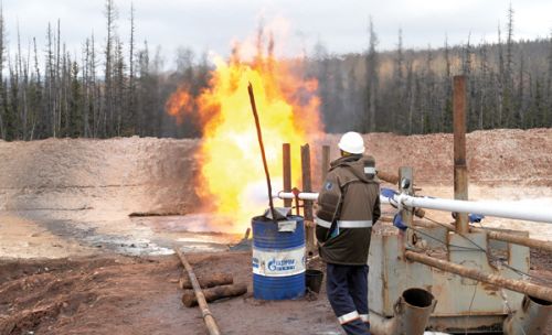 Газовые факелы Чаянды