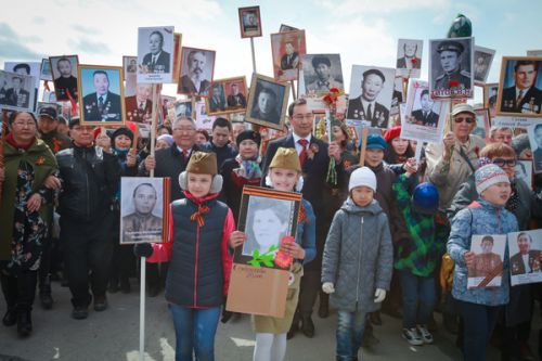 День Победы в Якутске